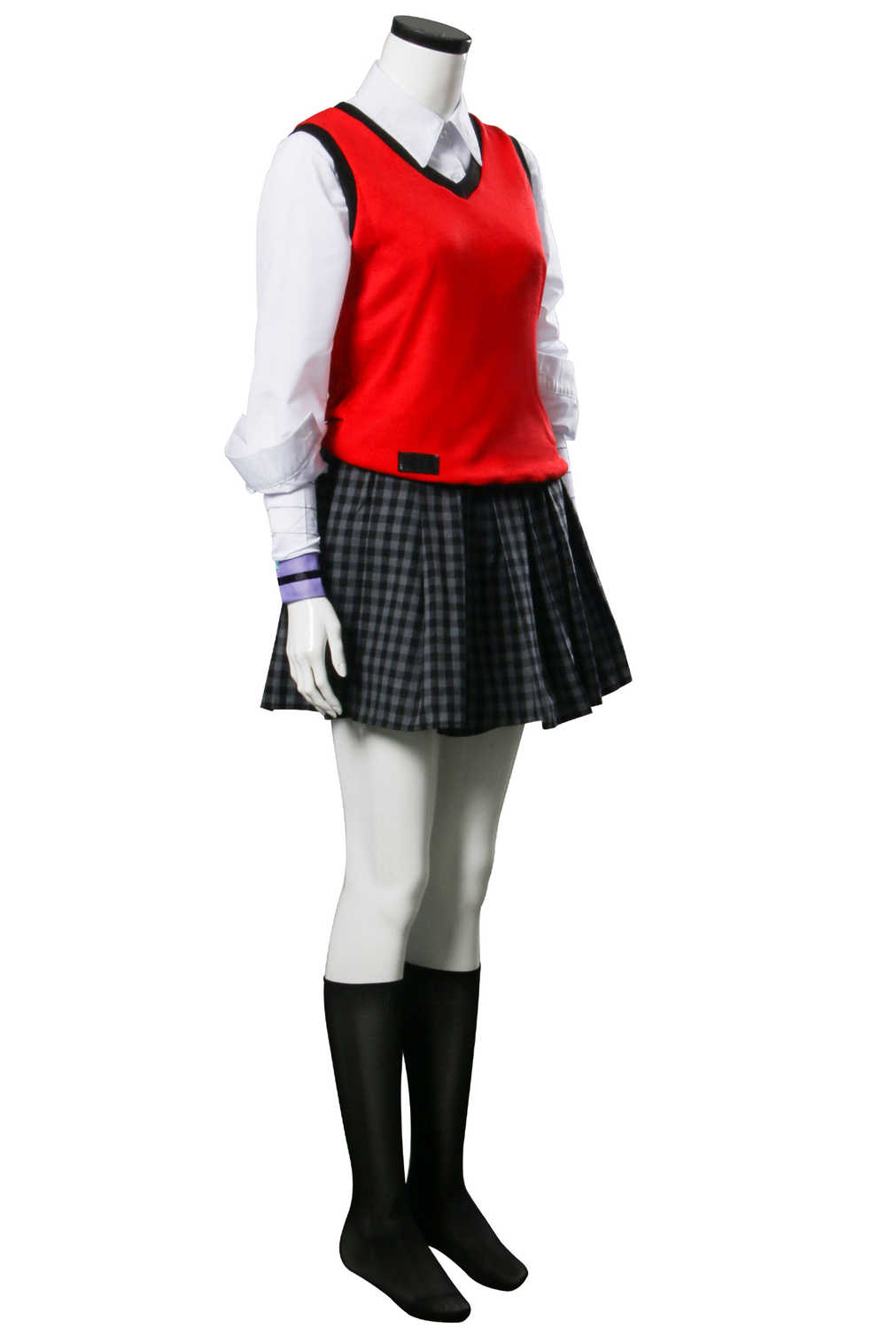 Anime Kakegurui Compulsive Gambler Midari Ikishima Cosplay Costume School Uniform-Takerlama