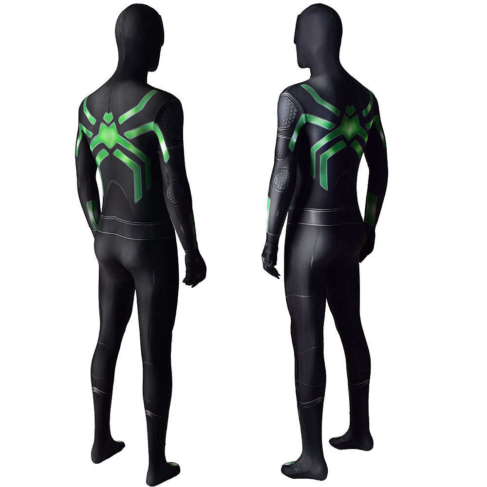 Spider-man Big Time Suit Spiderman Stealth Suit PS4 Edition HQ Printed Costume-Takerlama