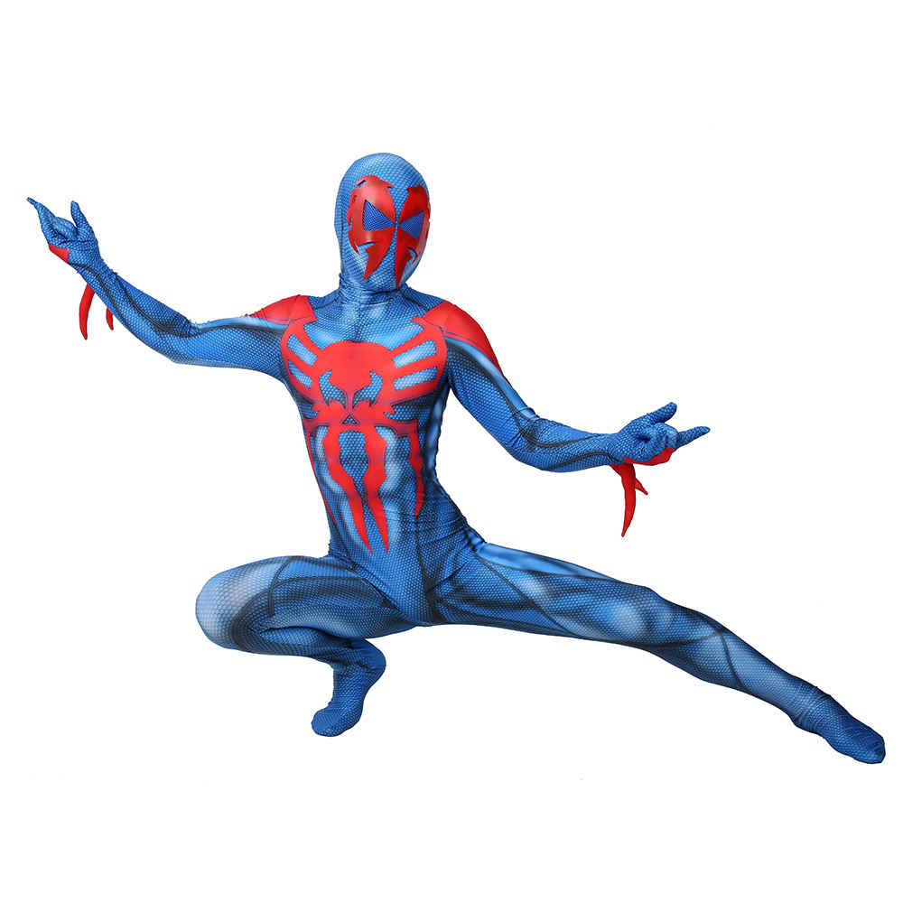 Spider-Man 2099 Miguel O'Hara Cosplay Costume Superhero Zentai Suit Leotard Men Kids Women-Takerlama
