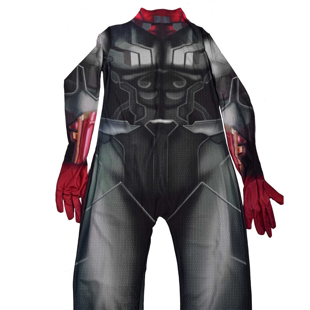 Avengers 3: Infinity War Edwin Jarvis Halloween Cosplay Costume Vision Jumpsuits-Takerlama