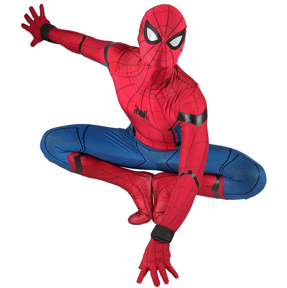 Spider-Man Suits Homecoming Peter Parker Cosplay Costume Superhero ...