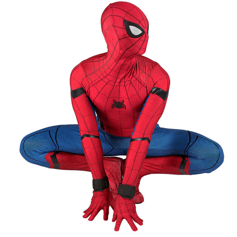 Spider-Man Suits Homecoming Peter Parker Cosplay Costume Superhero ...