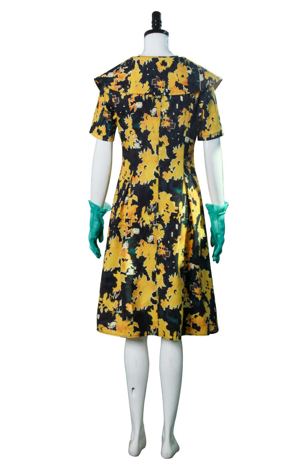 Adult The Witches Anne Hathaway Floral Dress With Gloves Grand High Witch-Takerlama