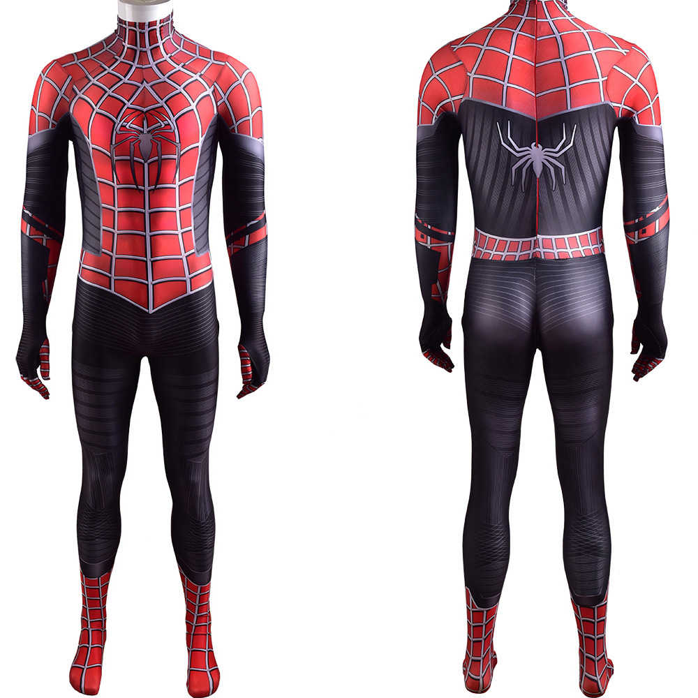 Sam Raimi Far From Home Spiderman Cosplay Suit Tobey Maguire Peter Park Costume-Takerlama