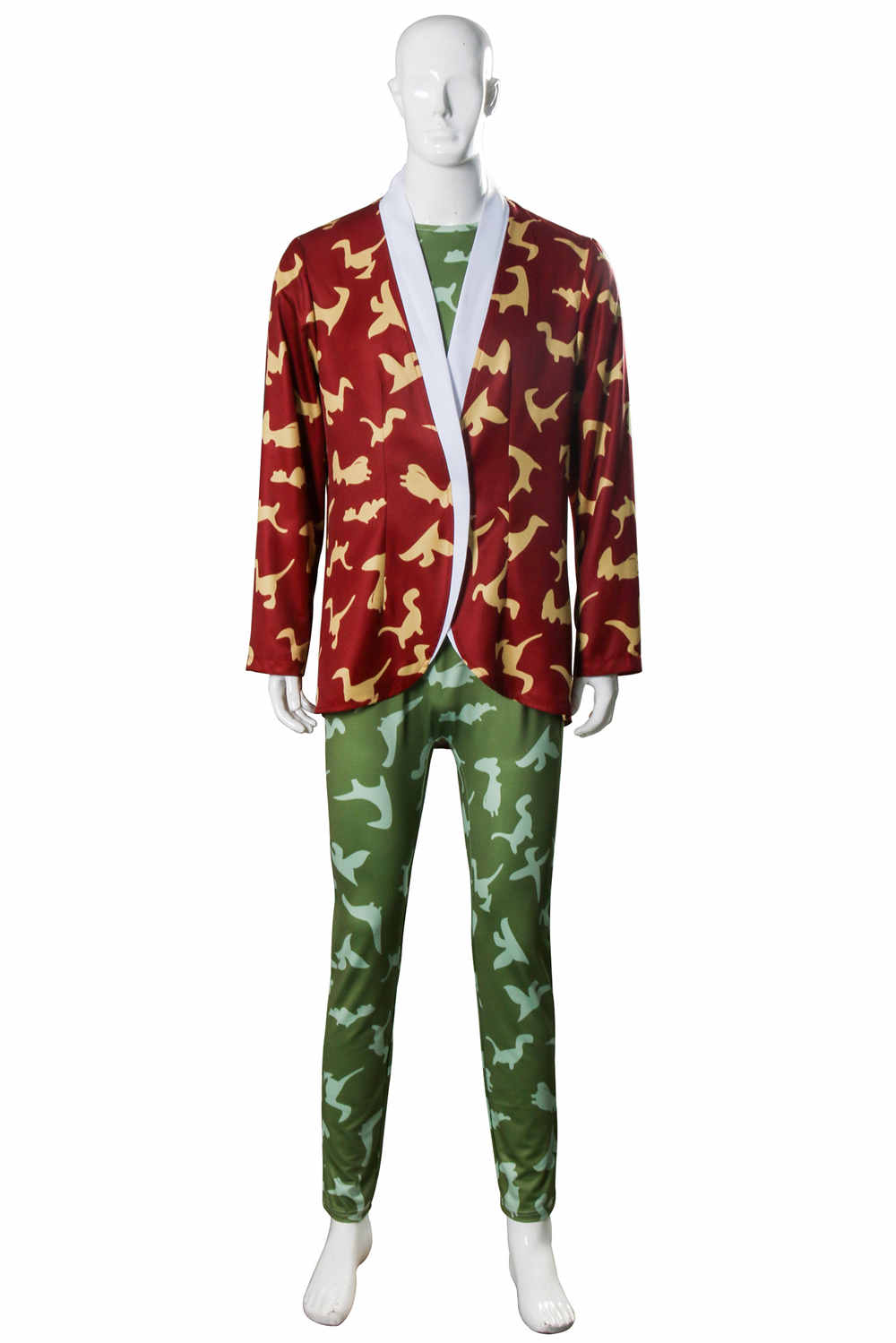 The Christmasaurus William Trundle Jumpsuit Cosplay Costume Christmas Gifts Parent-Child Outfit Adult Kids