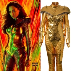 Wonder Woman 1984 Diana Prince Cosplay Costume Golden Suit​​​​​​​