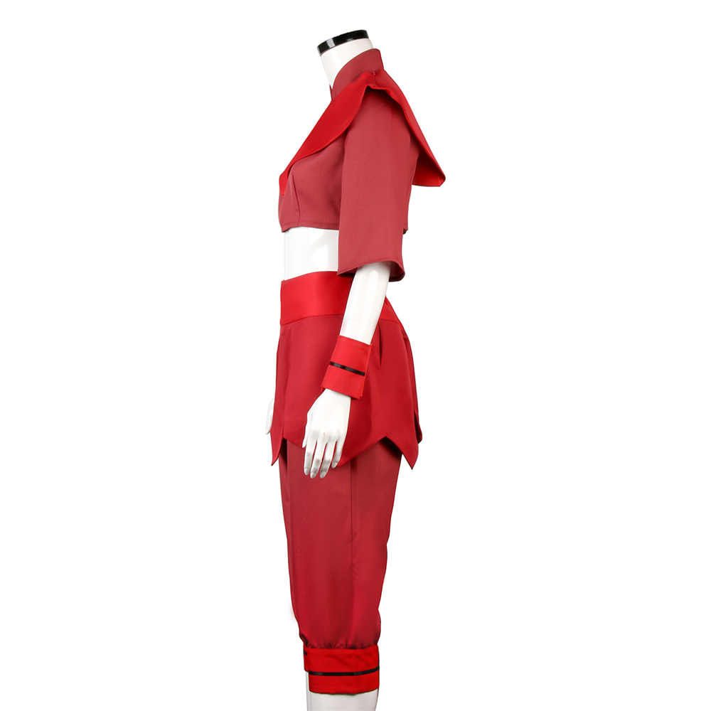 Avatar The Last Airbender Ty Lee Cosplay Costume Tops Trousers Apron Outfits-Takerlama