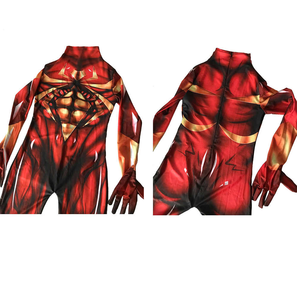Iron Spider Suit Superhero Adult Spiderman Cosplay Costume Mask Avengers: Infinity War-Takerlama