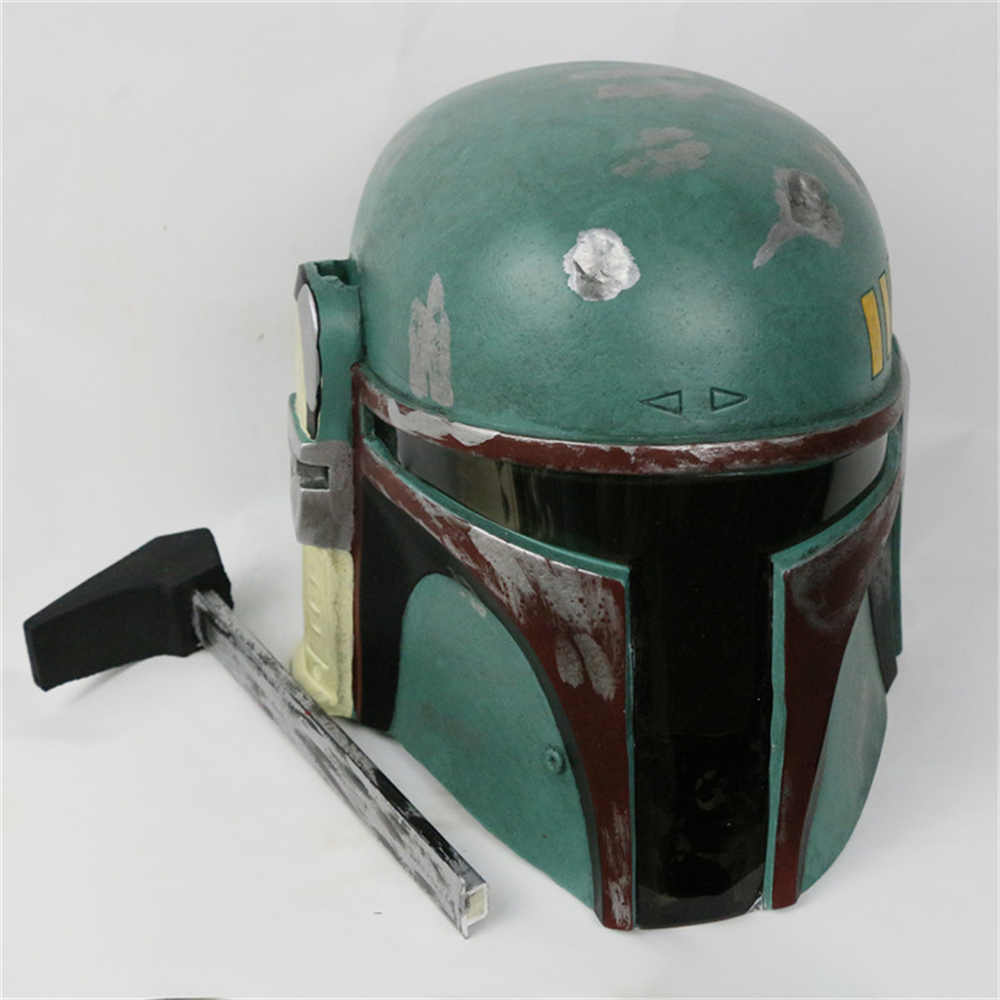 Star Wars Boba Fett Bounty Hunter Helmet Cosplay Props Halloween PVC Mask-Takerlama.com