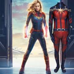Captain Marvel Vers Carol Danvers Halloween Costume Adult Kids