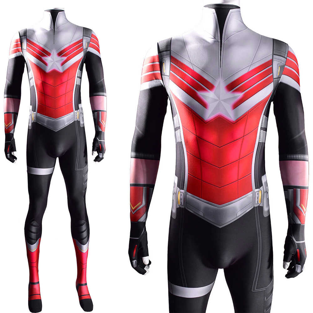 The Falcon and the Winter Soldier Sam Wilson Cosplay Costume Adult Kids ...
