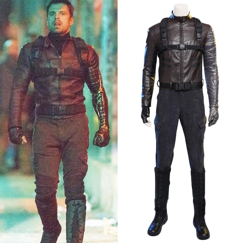 Takerlama The Falcon and the Winter Soldier Bucky Barnes Cosplay Costume