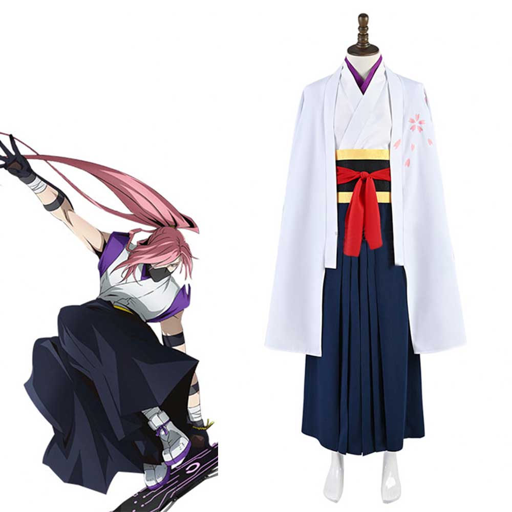 Anime SK8 the Infinity Cherry Blossom Kaoru Sakurayashiki Halloween Carnival Cosplay Costume Uniform-Takerlama