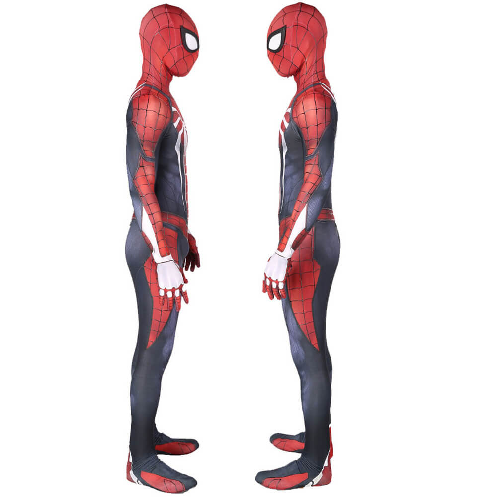 Spiderman PS4 Peter Parker Body Suit Cosplay Costume Adult Kids