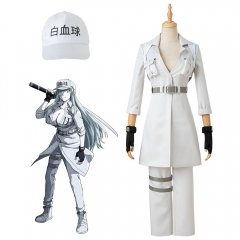 Cells at Work Code Black White Blood Cell U1196 Neutrophil Cosplay Costume