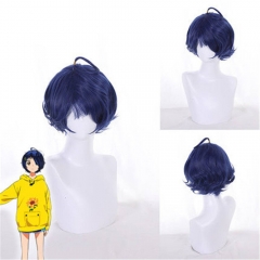 Deluxe Wonder Egg Priority Ohto Ai Cosplay Wig Blue Short Hair