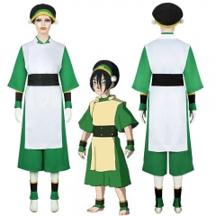 Avatar: The Last Airbender Toph Beifong Cosplay Costume with Hat