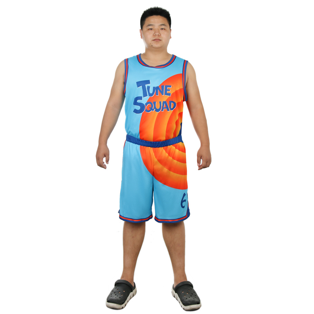 Tune Squad Basketball Jersey Costume Space Jam 2: A New Legacy Lebron James  Tracksuit Kids Adults-Takerlama