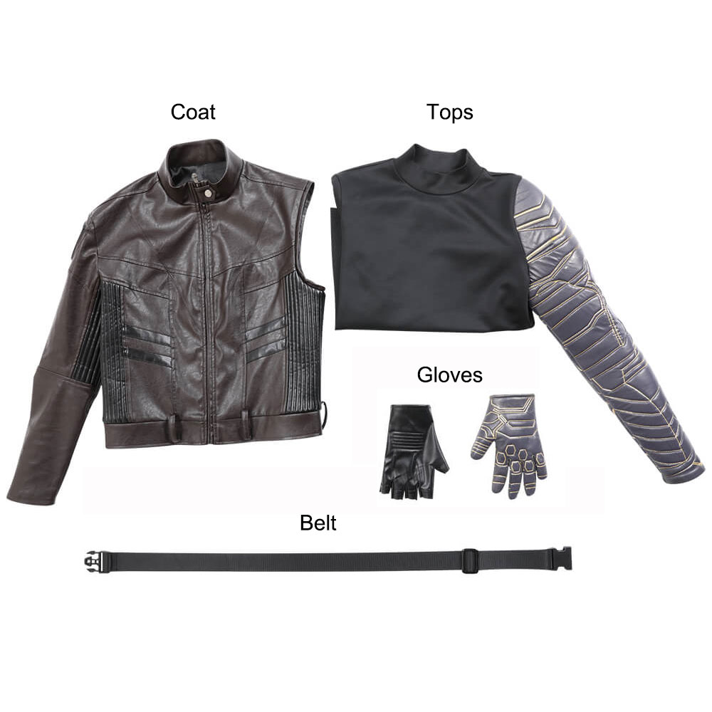 The Falcon and the Winter Soldier Bucky Barnes Cosplay Costume