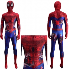 The Amazing Spiderman Halloween Damaged Suit Cosplay Costume Adults Kids