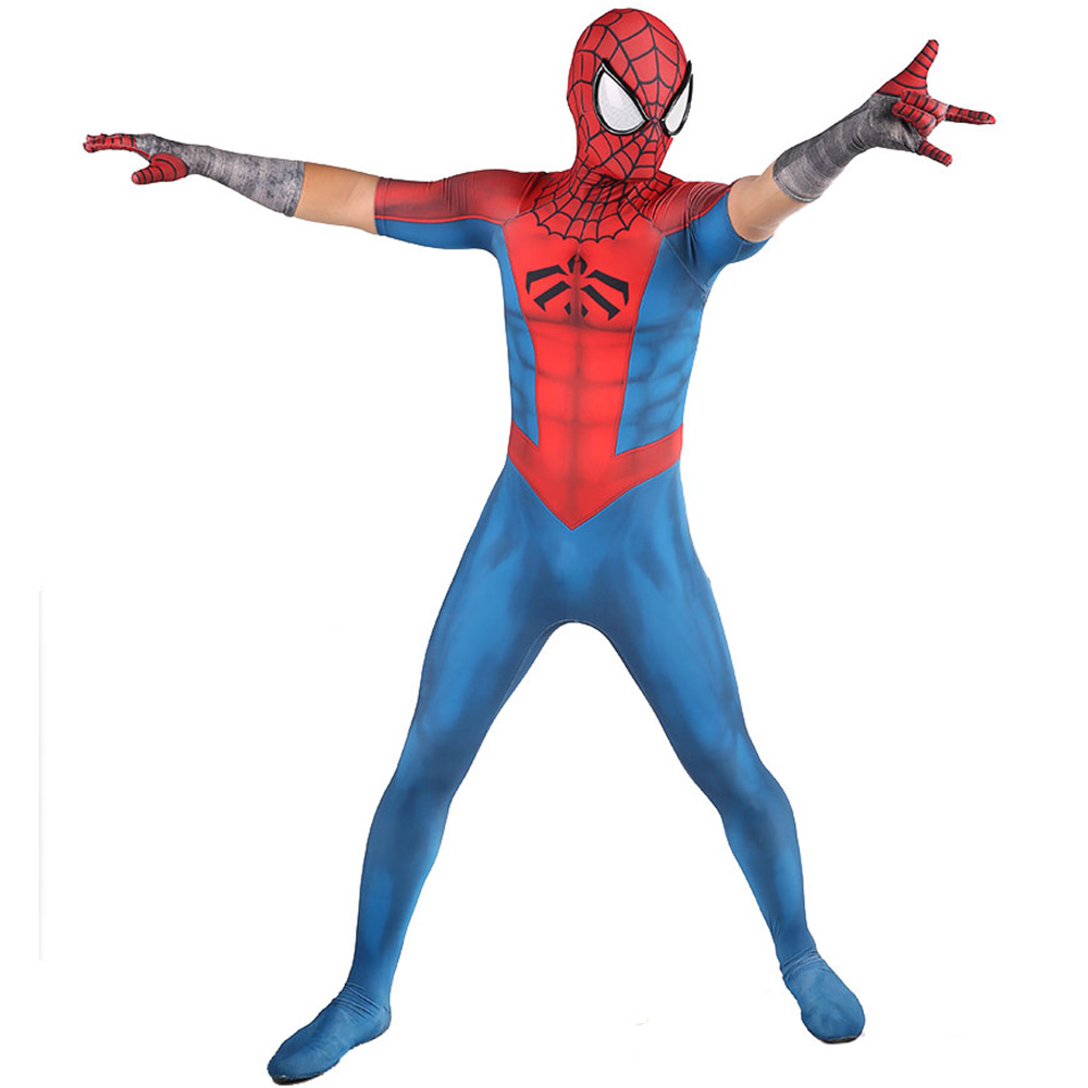 Ultimate Sipder-Man Spiderman Cosplay Costume Adult Kids