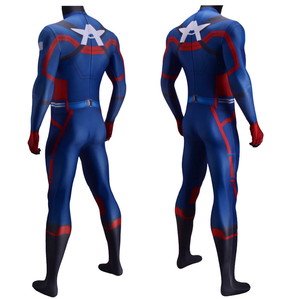 The Falcon and the Winter Soldier US Agent Captain America Cosplay Costume Adult Kids