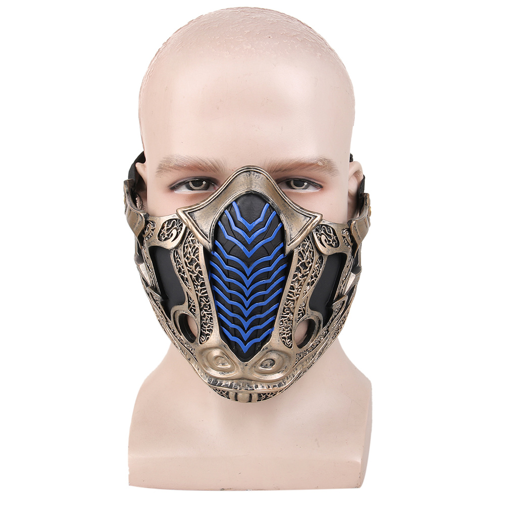 New 2021 Movie Mortal Kombat Sub Zero Mask Cosplay Props