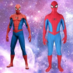 Spiderman PS4 Classic Suit Cosplay Costume Adult Kids-Takerlama