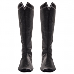 2021 Justice League Superman Black Boots Cosplay Props