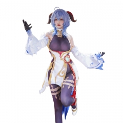 Ganyu Cosplay Costume Game Genshin Impact Qilin Bloodline Fairy Outfits