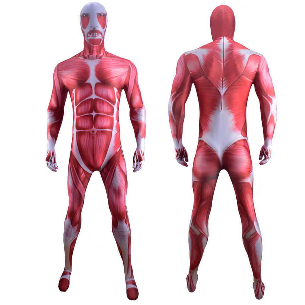 Attack on Titan Muscle Suit Cosplay Costume Adult Kids