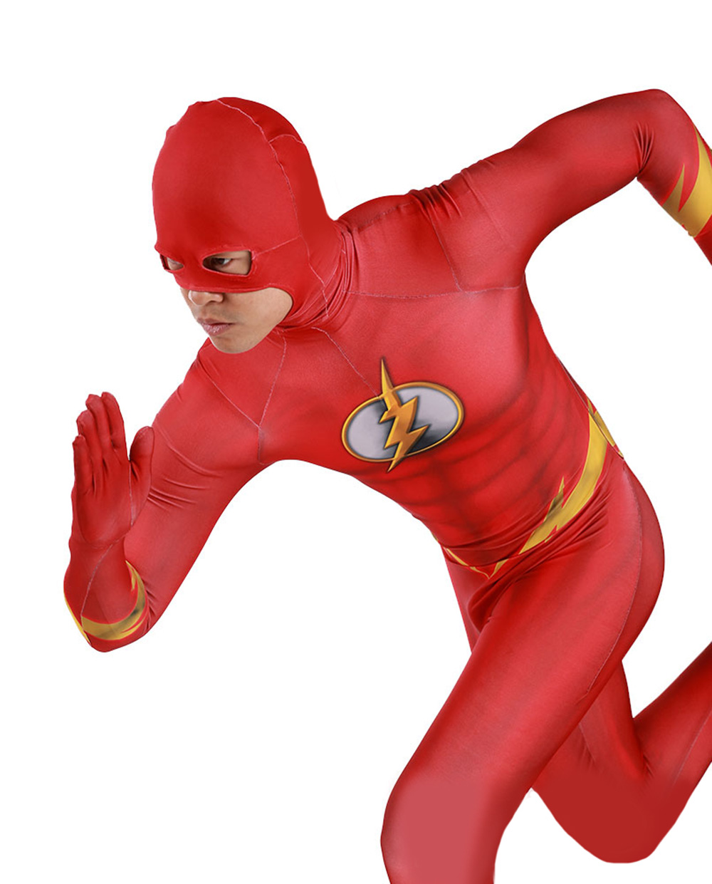 The Flash Speed Force Cosplay Costume Adult Kids