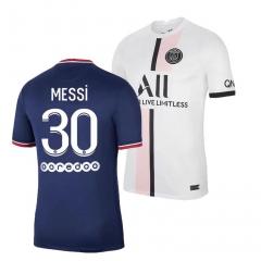 Paris Saint-Germain PSG Messi No. 30 T-Shirt Costume Adults Kids