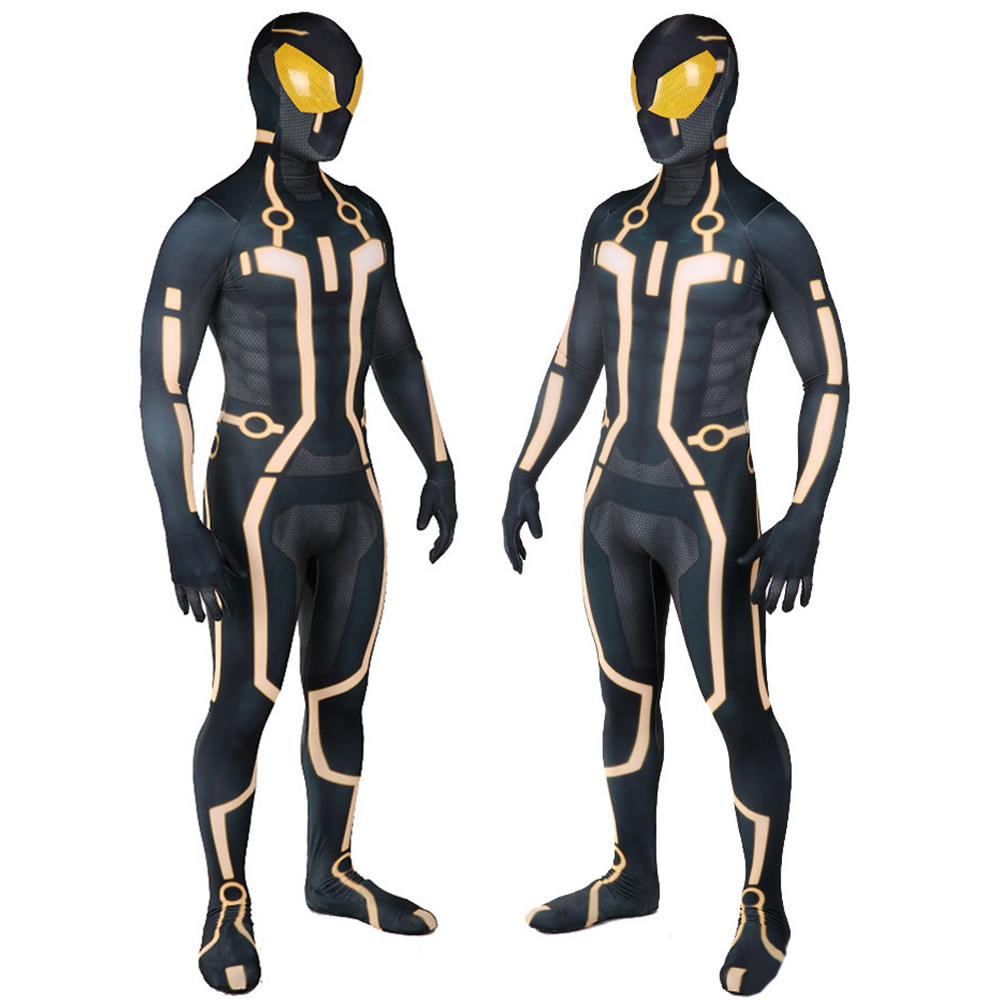 Tron: Legacy Spider-Man Cosplay Costume Adults Kids