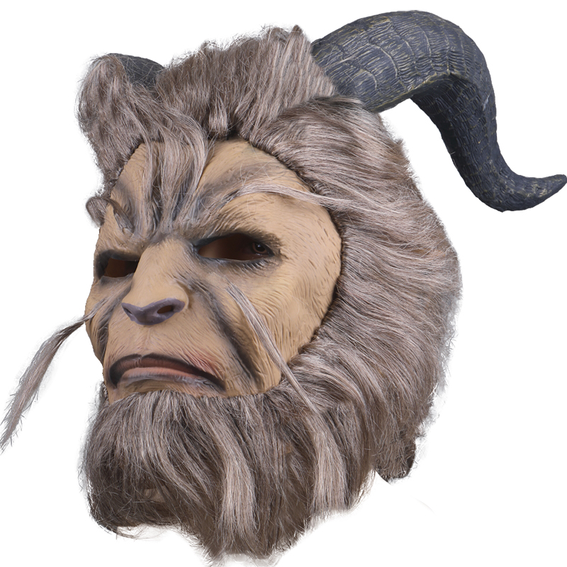 Beauty and the Beast Adam Prince Costume Mask Cosplay Wig
