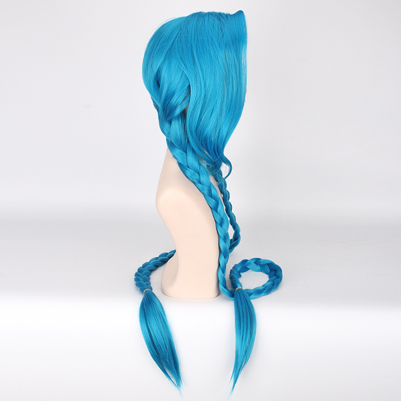 League of Legends LOL The Loose Cannon Jinx Cosplay Wig
