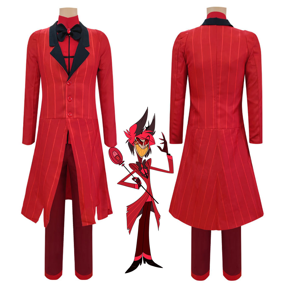 Anime Hazbin Hotel Alastor The Radio Demon Cosplay Costume 5582