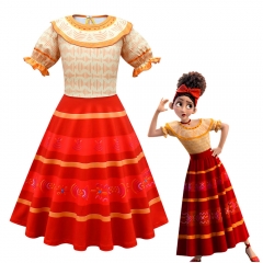 Kids Disney Encanto Dolores Madrigal Dress Cosplay Costume