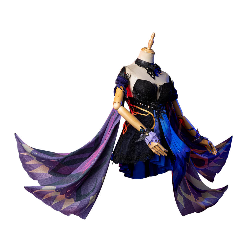 Genshin Impact Keqing Opulent Splendor Cosplay Costume