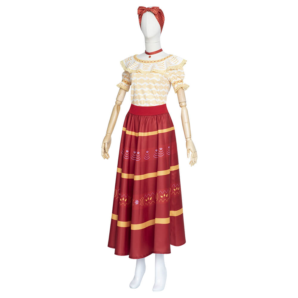 Adults Disney Encanto Dolores Madrigal Cosplay Costume