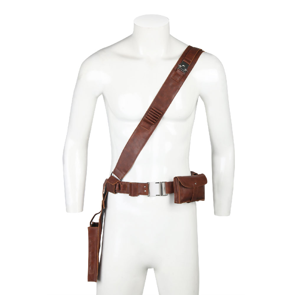 The Mandalorian 2 Boba Fett Adjustable Leather Belt With Pocket