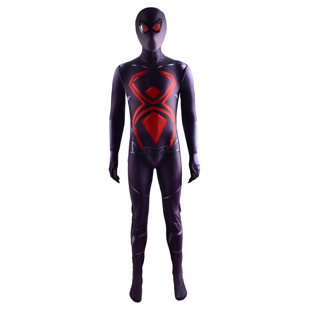PS4 Marvel's Spider-Man Dark Suit Cosplay Costume Adults Kids