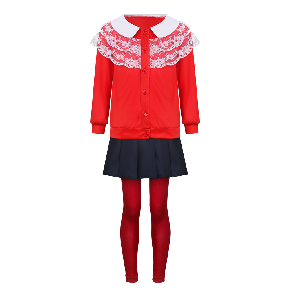 Kids Disney Turning Red Meilin Mei Lee Cosplay Costume