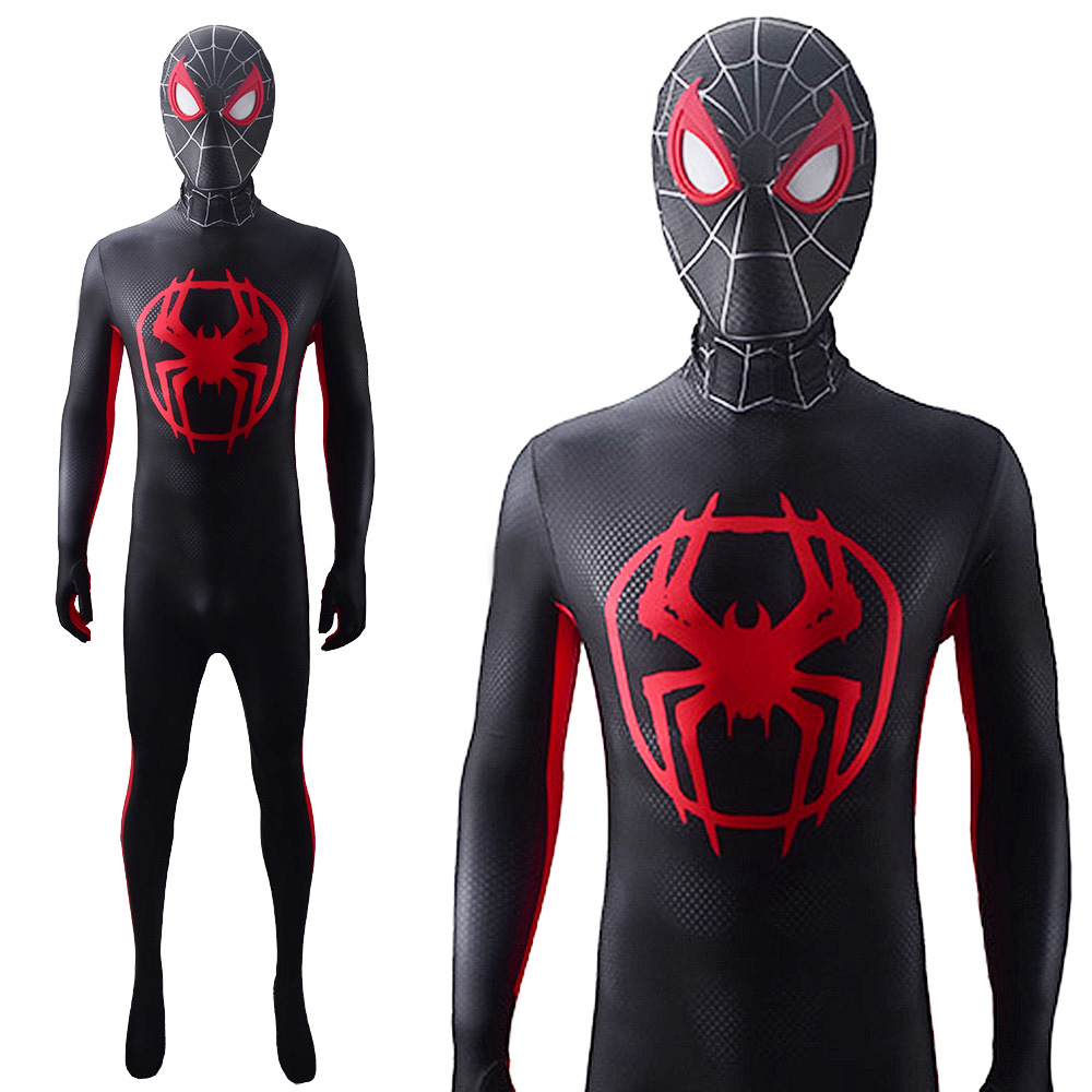 Spider-Man: Across the Spider-Verse Miles Morales Body Suit Mask Adults Kids
