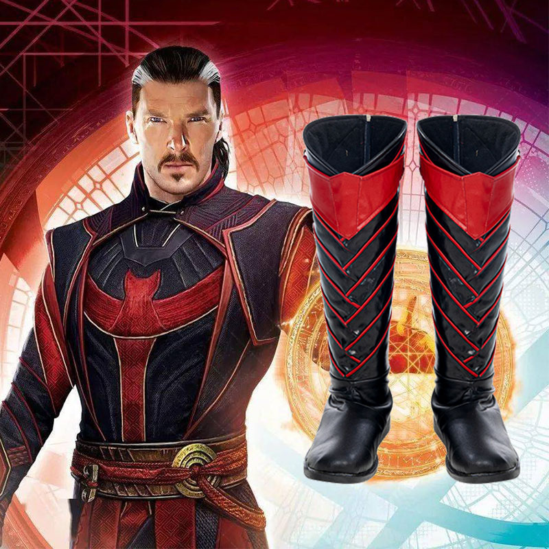 Doctor Strange in the Multiverse of Madness Defender Strange Cosplay Boots
