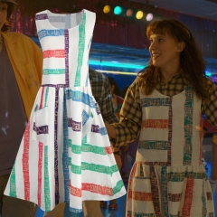 Adults Stranger Things Season 4 Eleven Dress Cosplay Costume