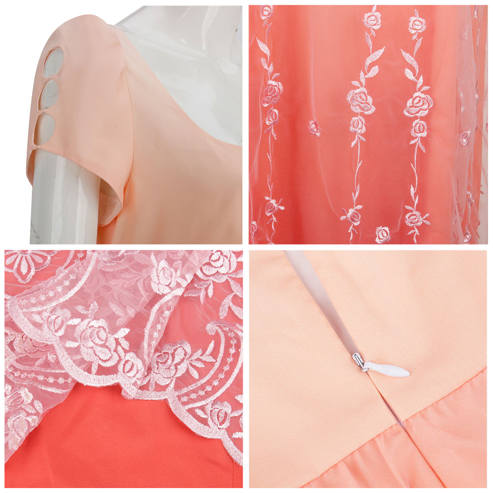 Bridgerton Season 2 Edwina Sharma Pink Dress Cosplay Costume Takerlama