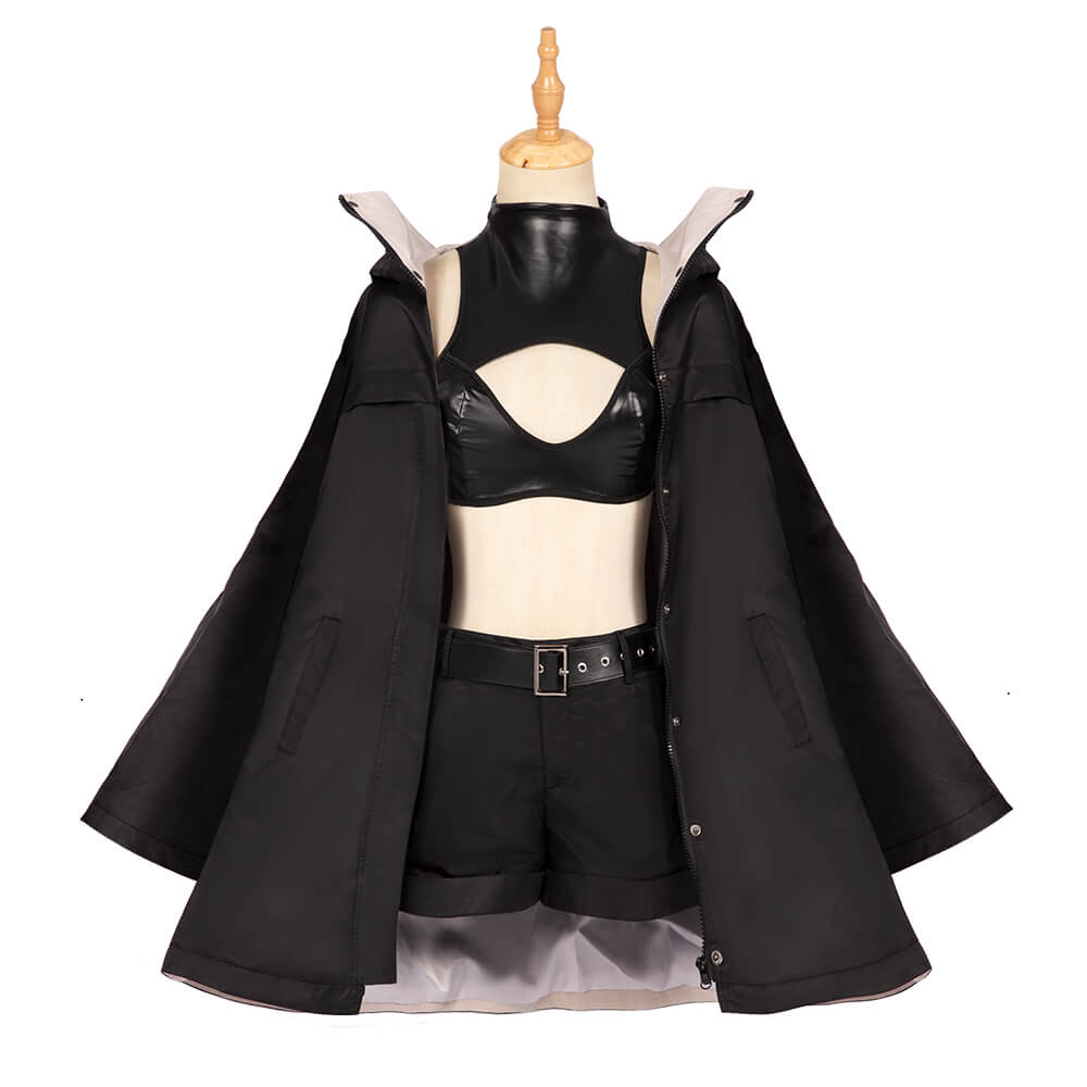 Call of the Night Nazuna Nanakusa Black Cosplay Costume Coat Takerlama