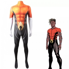 Young Justice Superhero Aqualad Cosplay Costume Aquaman: The Becoming Jumpsuit