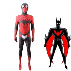 Batman Ultimate Spiderman Costume Superhero Jumpsuit Mask
